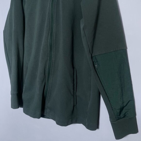Gymshark Medium Full Zip Up Jackets Sweater Green Athletic Sport Workout Train M - Picture 4 of 9